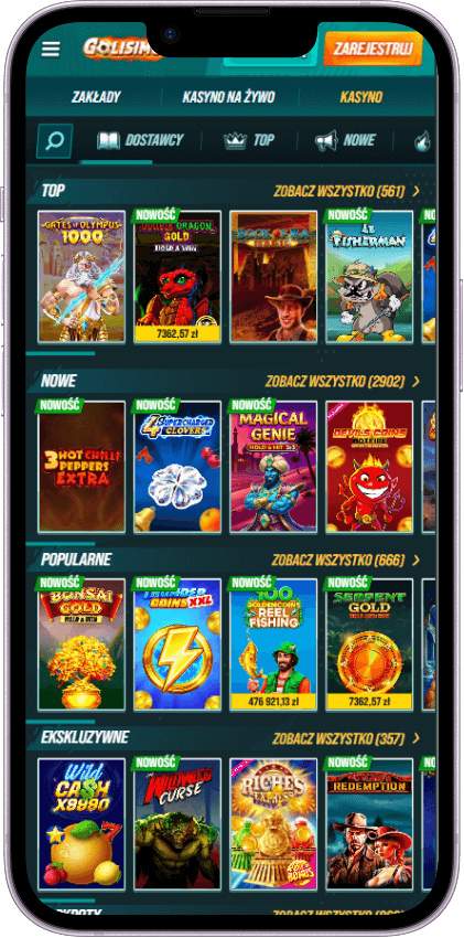 Golisimo Casino Gry